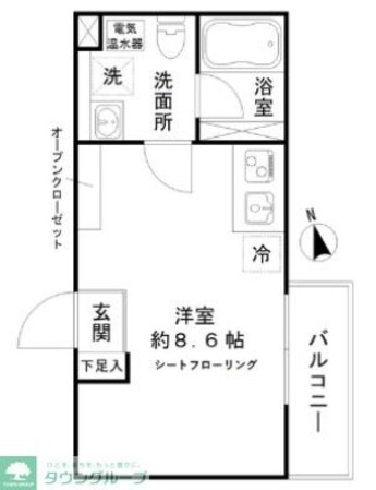 メゾンハイウエイ五反野の物件間取画像